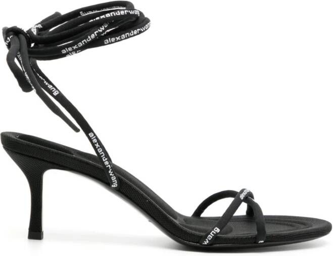 Alexander Wang Helix 65 vetersandalen Zwart