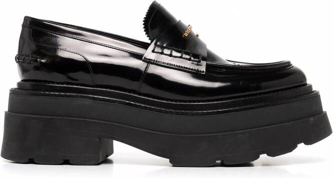 Alexander Wang Loafers met chunky zool Zwart