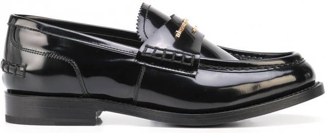 Alexander Wang Loafers met logo-reliëf Zwart