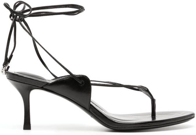 Alexander Wang Sandalen met enkelbandje Zwart