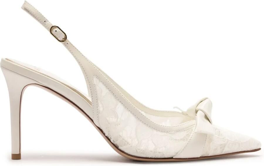 Alexandre Birman 85 mm Clarita pumps met hak Wit