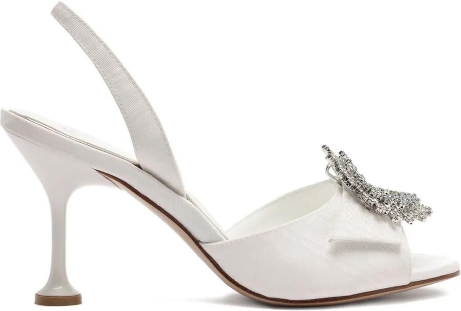 Alexandre Birman 85 mm Madelina sandalen met hak Wit