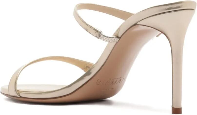 Alexandre Birman 85 mm Tita sandalen met bandje Goud - Foto 5