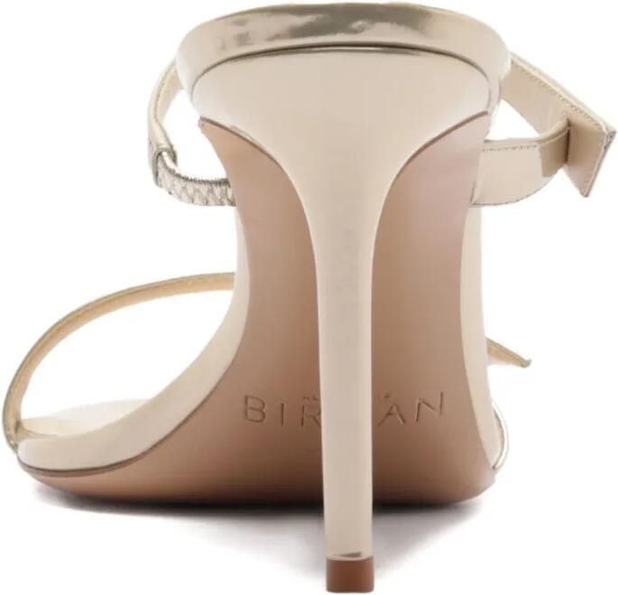 Alexandre Birman 85 mm Tita sandalen met bandje Goud - Foto 2