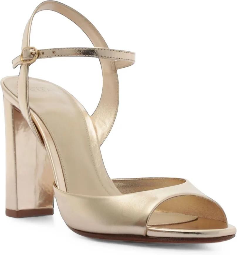 Alexandre Birman Amy leren sandalen met metallic-effect Goud - Foto 2