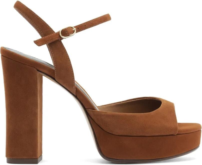 Alexandre Birman Amy sandalen met plateauzool Bruin