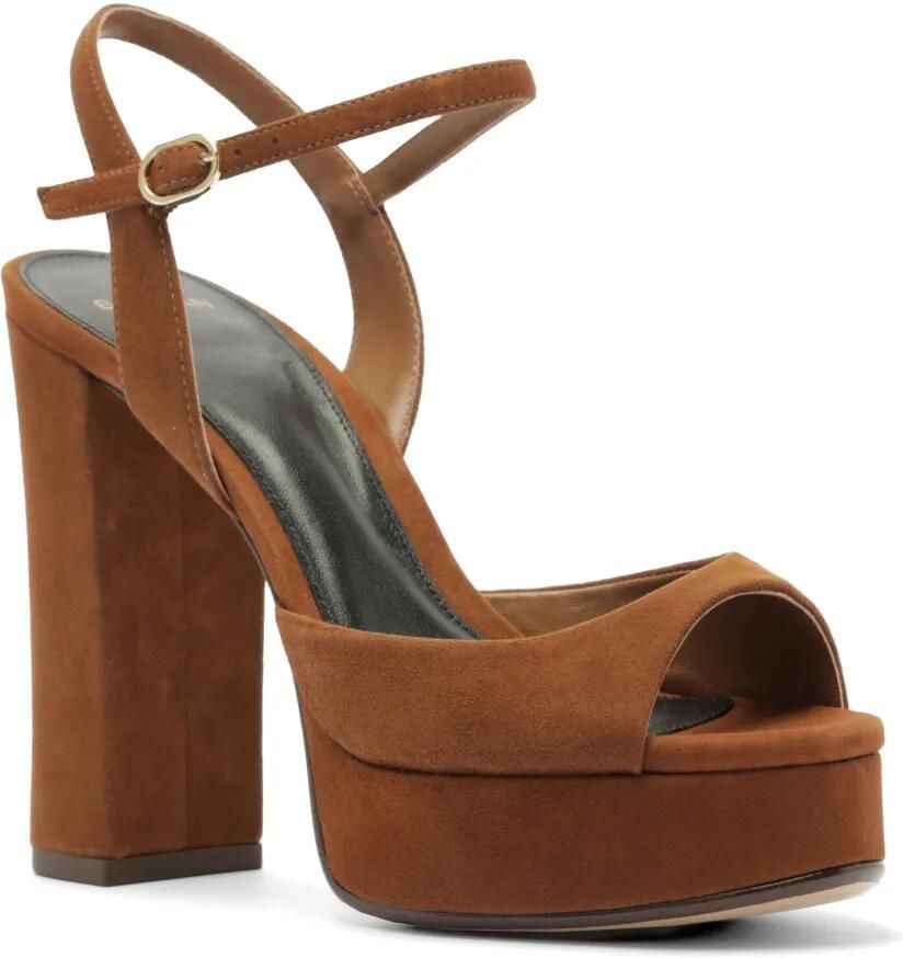 Alexandre Birman Amy sandalen met plateauzool Bruin - Foto 3