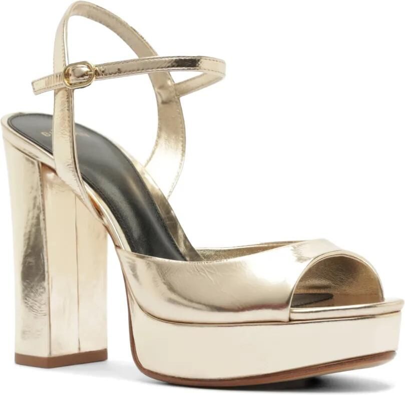 Alexandre Birman Amy sandalen met plateauzool Goud - Foto 3