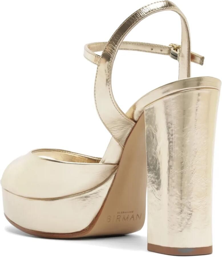 Alexandre Birman Amy sandalen met plateauzool Goud - Foto 2