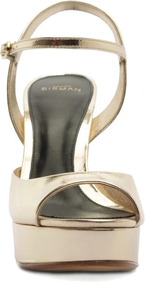 Alexandre Birman Amy sandalen met plateauzool Goud - Foto 4