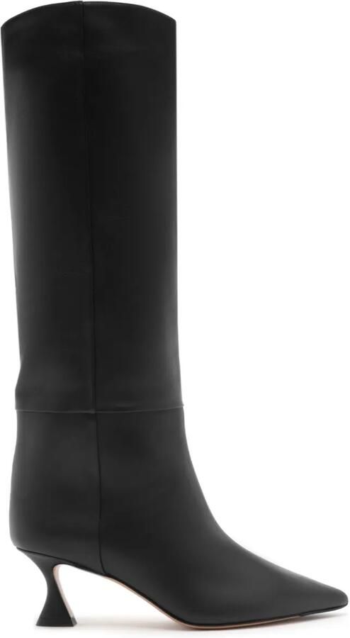 Alexandre Birman Brena knielaarzen Zwart