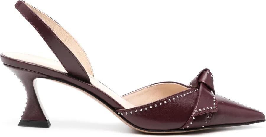 Alexandre Birman Clarita 60 mm pumps met studs Rood