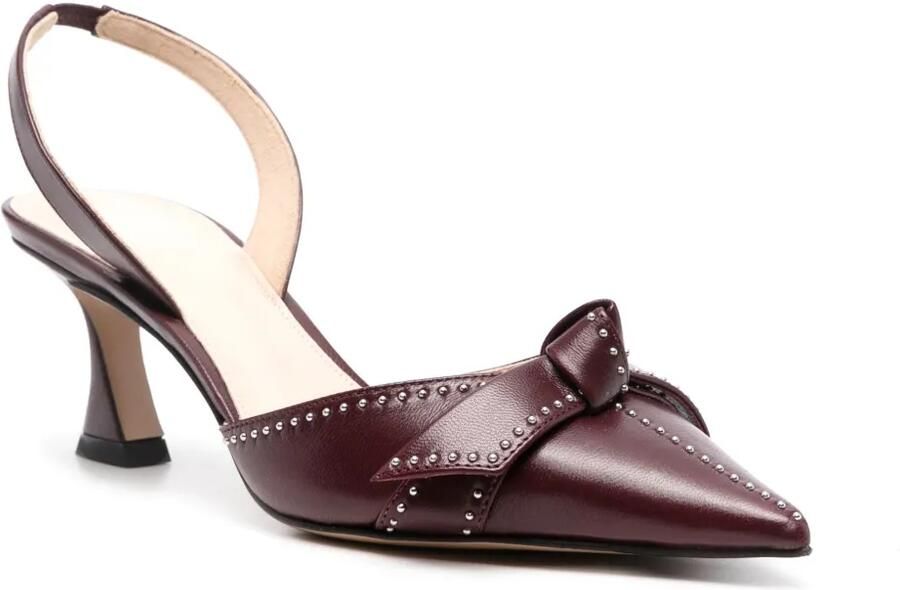 Alexandre Birman Clarita 60 mm pumps met studs Rood - Foto 2