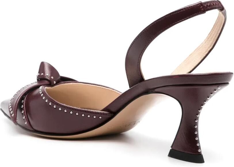 Alexandre Birman Clarita 60 mm pumps met studs Rood - Foto 3