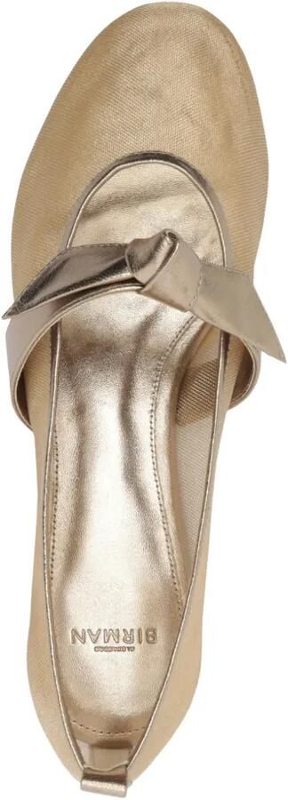 Alexandre Birman Clarita ballerina's met mesh Goud - Foto 5