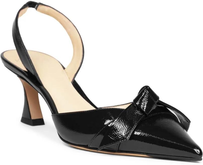 Alexandre Birman Clarita Bell 60 mm slingback pumps Zwart - Foto 5