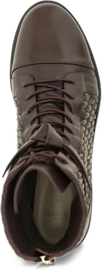 Alexandre Birman Clarita quilted lace-up boots Bruin - Foto 4