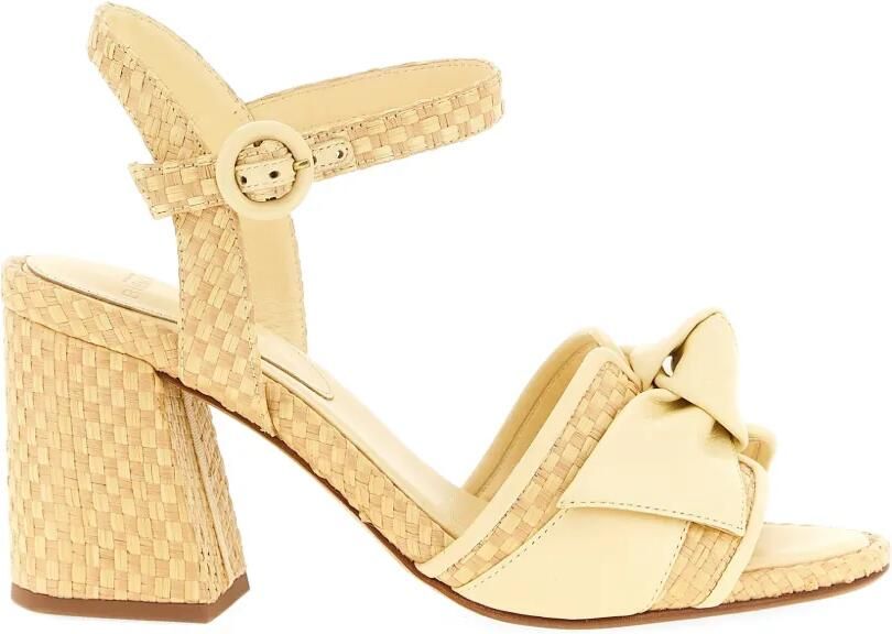 Alexandre Birman Clarita sandalen met blokhak Beige
