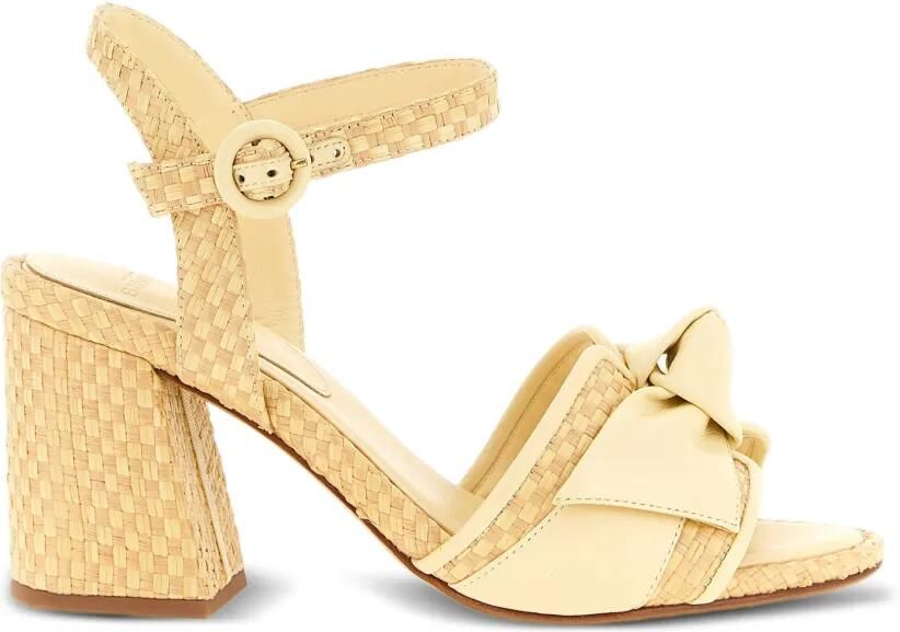 Alexandre Birman Geweven sandalen met geknoopt detail Beige