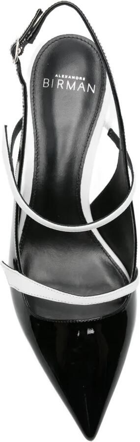 Alexandre Birman Lakleren slingback pumps Zwart - Foto 4