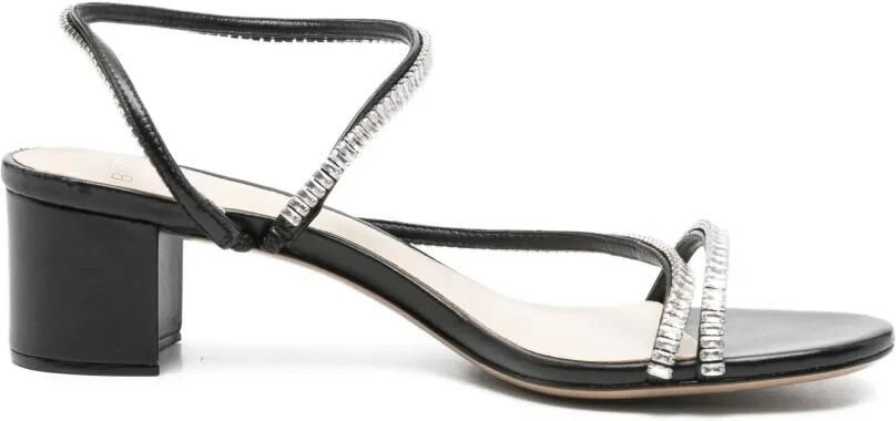 Alexandre Birman Leren sandalen Zwart - Foto 4