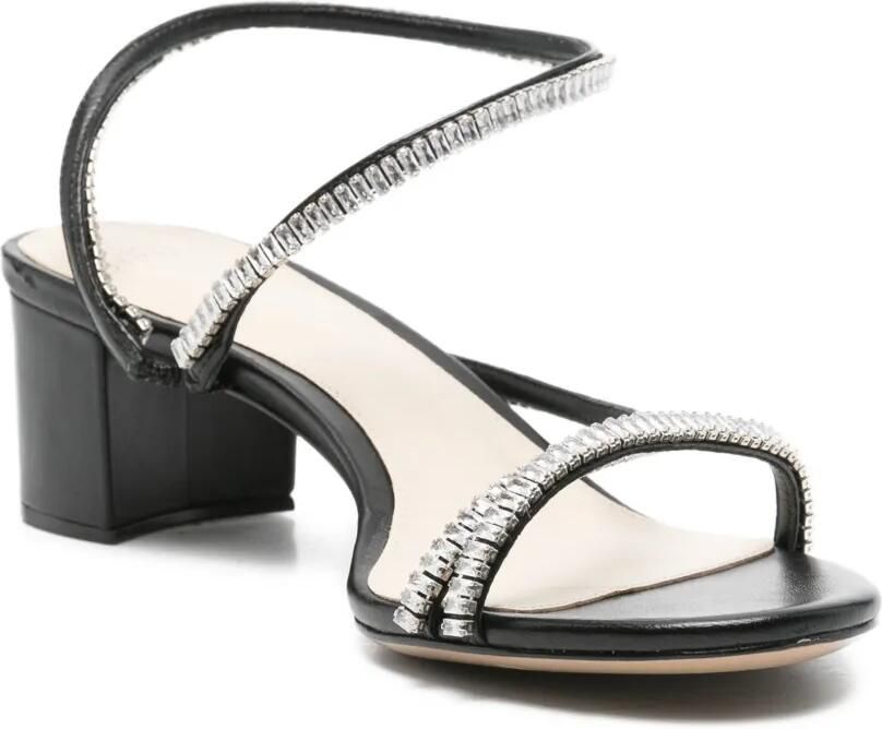Alexandre Birman Leren sandalen Zwart - Foto 2