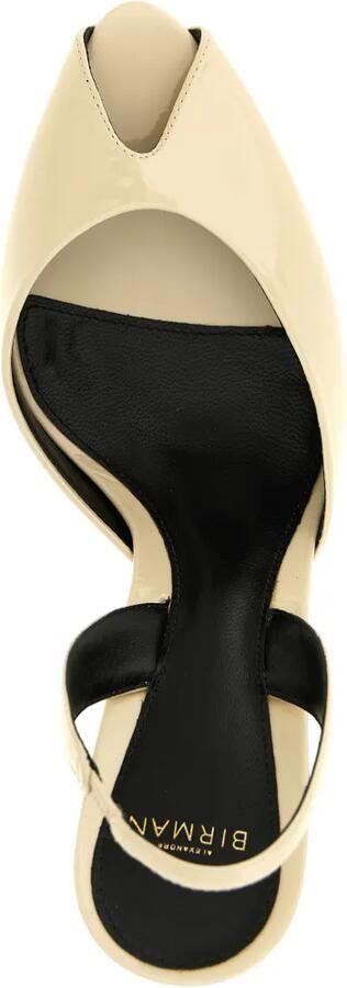 Alexandre Birman Miranda lakleren slingback pumps Wit - Foto 4