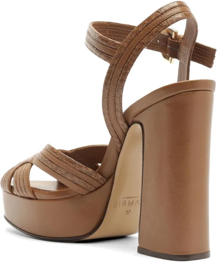 Alexandre Birman Naika sandalen met plateauzool Bruin - Foto 2