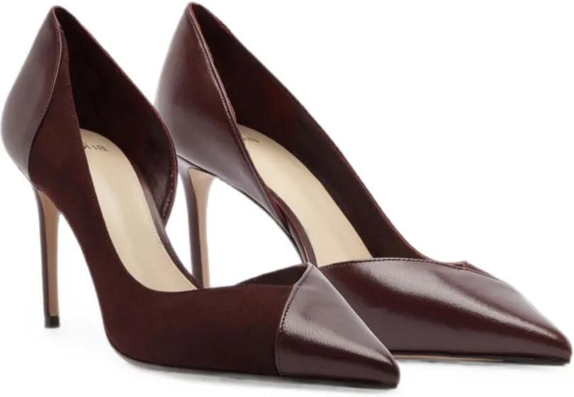 Alexandre Birman Patricia 85 pumps met suède vlak Bruin - Foto 4