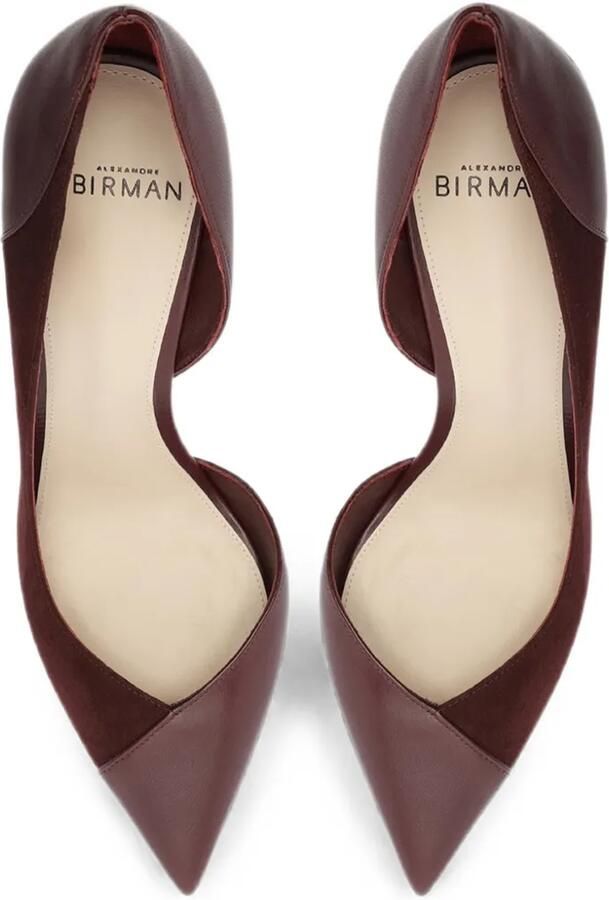 Alexandre Birman Patricia 85 pumps met suède vlak Bruin - Foto 2