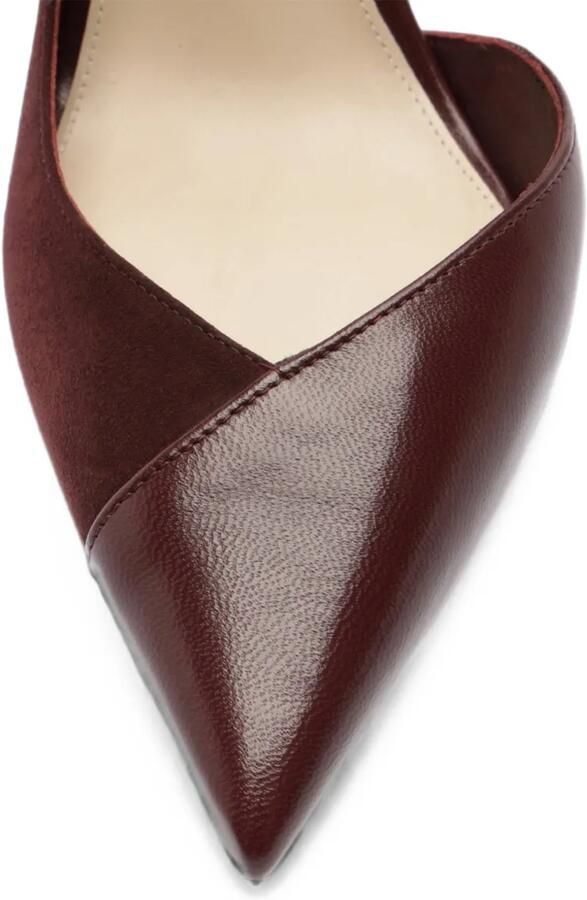 Alexandre Birman Patricia 85 pumps met suède vlak Bruin - Foto 3
