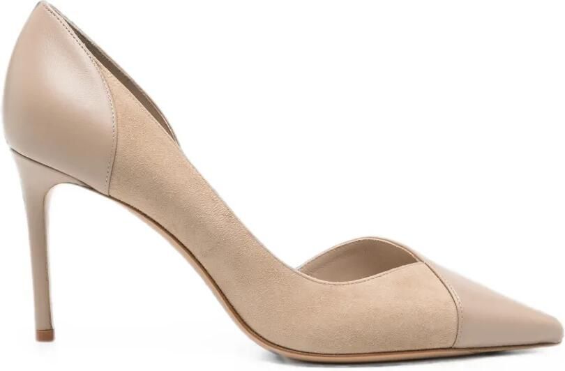 Alexandre Birman Patricia pumps met puntige neus Beige