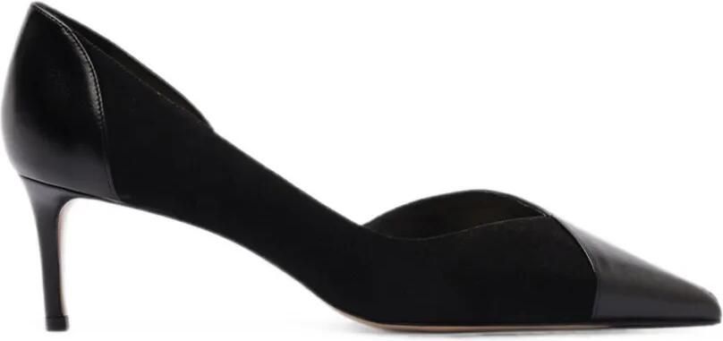 Alexandre Birman Patricia pumps met puntige neus en vlakken Zwart