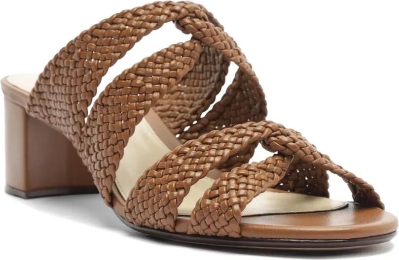 Alexandre Birman Sabrina leren sandalen Bruin - Foto 5