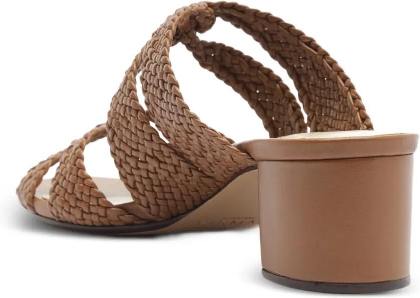 Alexandre Birman Sabrina leren sandalen Bruin - Foto 4