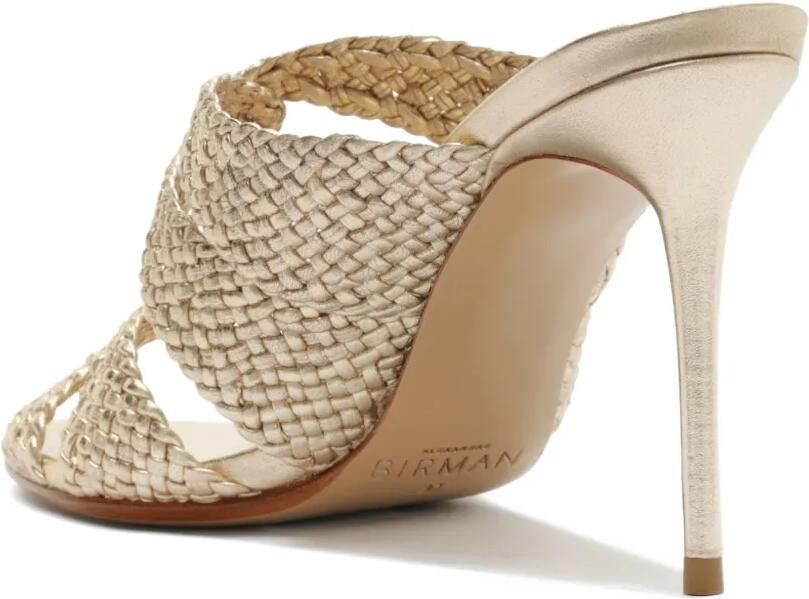 Alexandre Birman Sabrina leren sandalen Goud - Foto 4