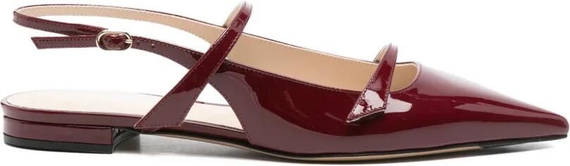 Alexandre Birman Slingback pumps met puntige neus Rood