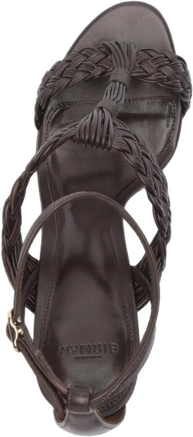 Alexandre Birman Thalia 110 gevlochten sandalen met plateauzool Bruin - Foto 4