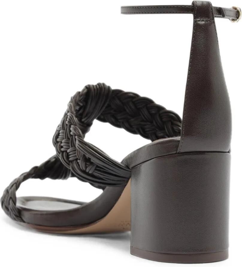 Alexandre Birman Thalia 60 gevlochten leren sandalen Zwart - Foto 2