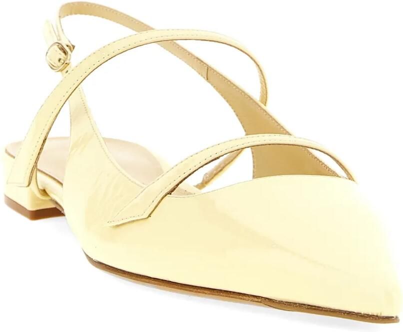 Alexandre Birman Tita lakleren slingbacks Geel - Foto 2