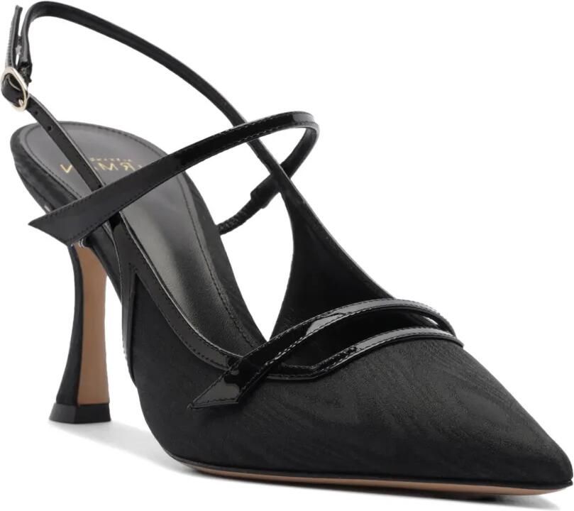 Alexandre Birman Tita Moire slingback pumps Zwart - Foto 3