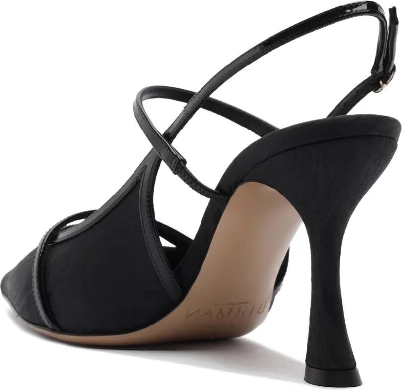 Alexandre Birman Tita Moire slingback pumps Zwart - Foto 2