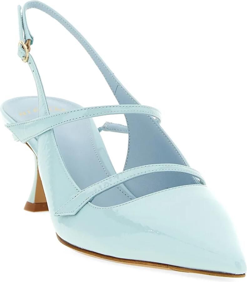 Alexandre Birman Tita slingback pumps met puntige neus Blauw - Foto 2