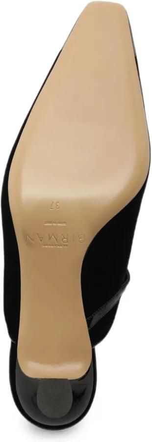 Alexandre Birman Tita Wave muiltjes met lakleren neus Zwart - Foto 5