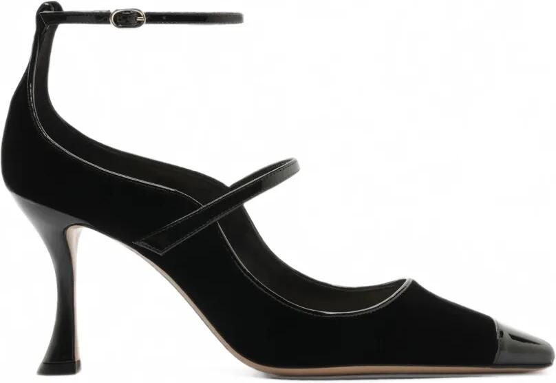 Alexandre Birman Tita Wave pumps met lakleren afwerking Zwart