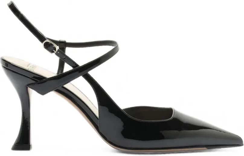 Alexandre Birman Tita Wrap leren pumps Zwart