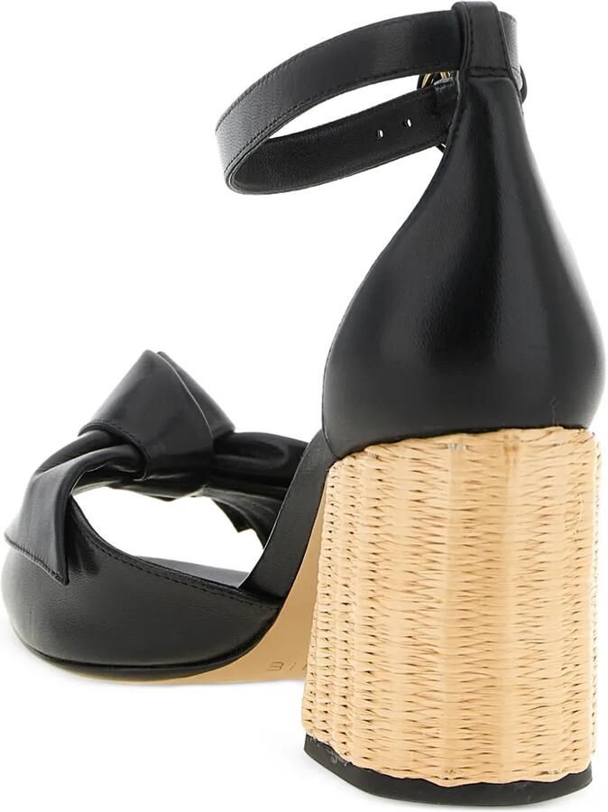 Alexandre Birman x AGUA by Agua Bendita 'Maxi Clarita' leren sandalen Zwart - Foto 2