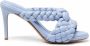 Alexandre Birman Carlotta leren sandalen Blauw - Thumbnail 1