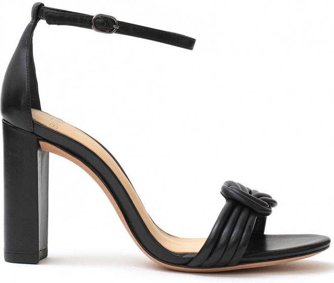 Alexandre Birman Vicky leren sandalen Zwart