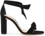 Alexandre Birman Clarita gestrikte sandalen Zwart - Thumbnail 1